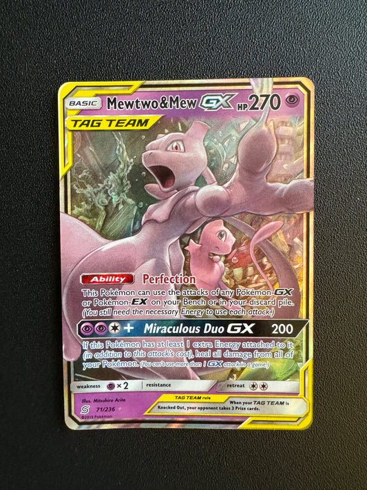 [卡況A-] Mewtwo & Mew GX 71/236