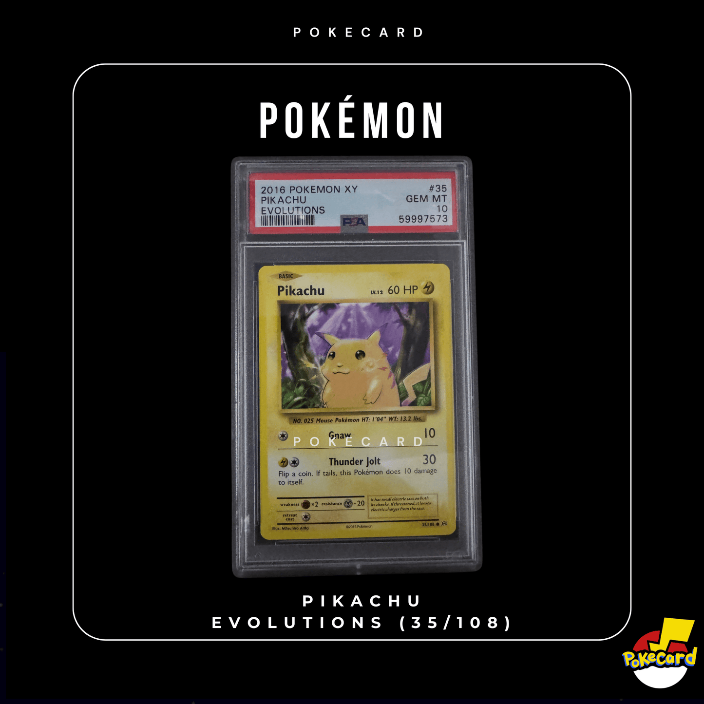 [PSA10] Pikachu Evolutions (35/108)
