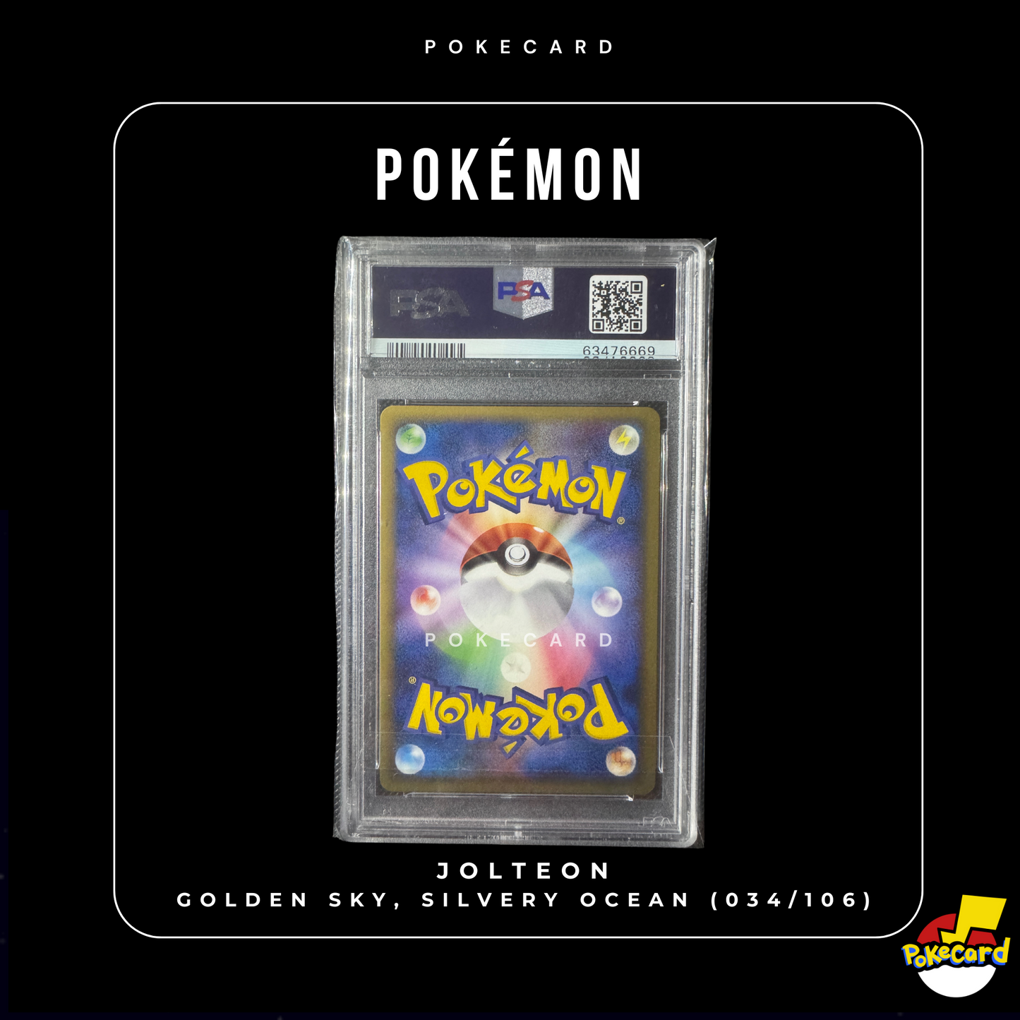 [PSA10] Jolteon  Golden Sky, Silvery Ocean (034/106)