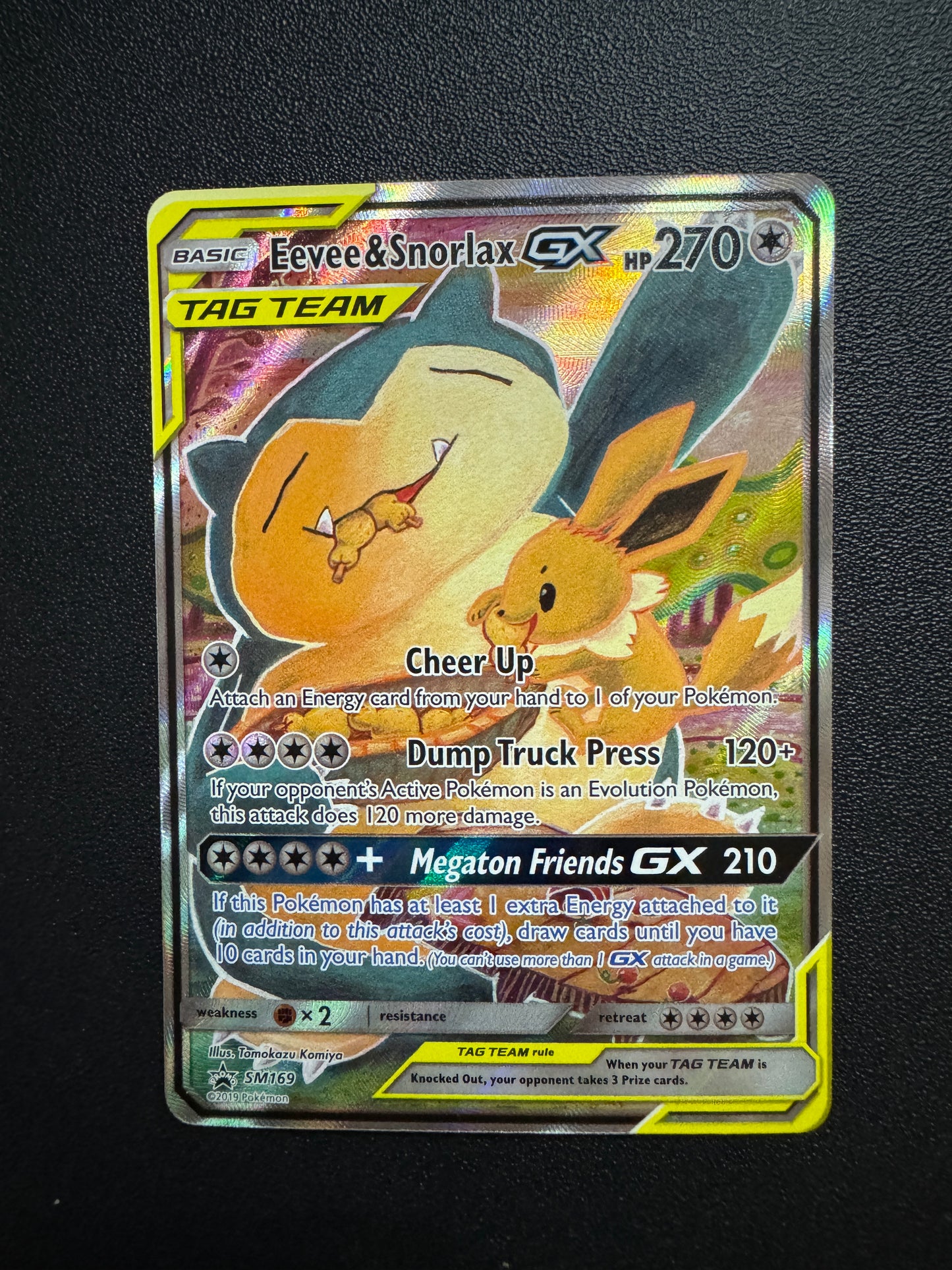 [卡況A+] Eevee & Snorlax GX SM169