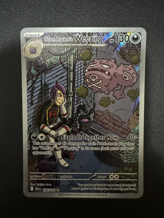 [卡況A] Team Rocket's Weezing 199/182