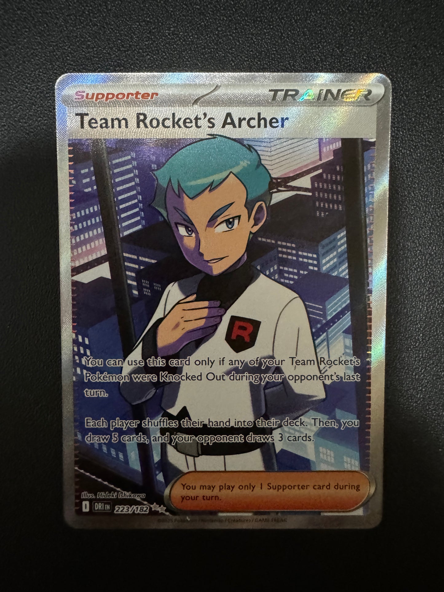 [卡況A] Team Rocket's Archer 223/182