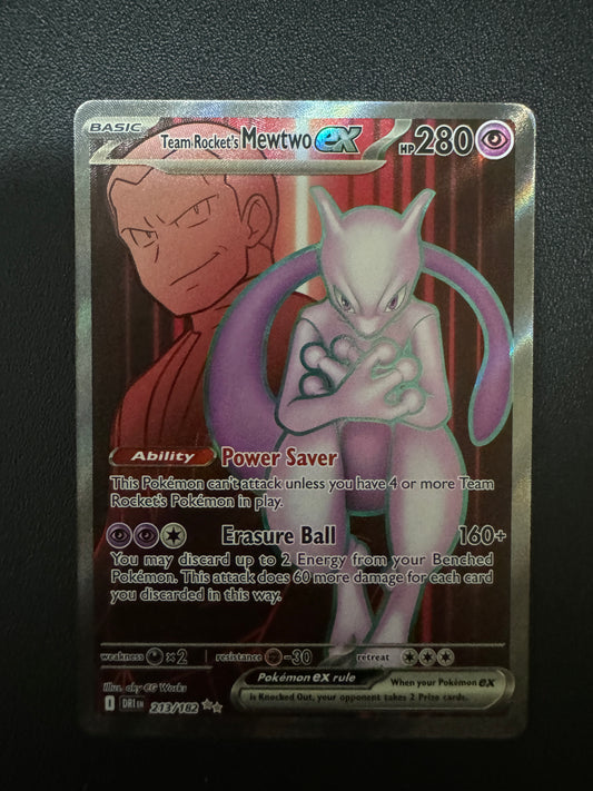 [卡況A] Team Rocket's Mewtwo 213/182