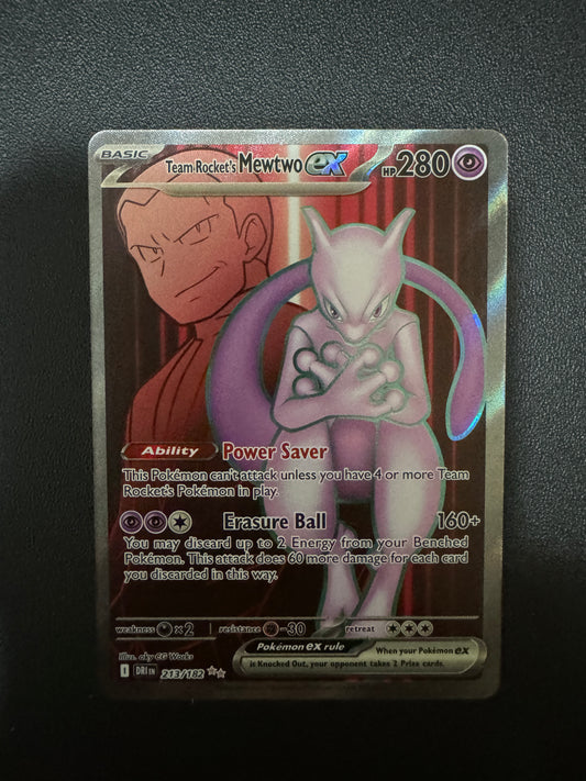 [卡況A-] Team Rocket's Mewtwo 213/182