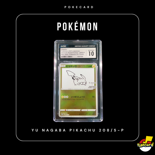 [PSA10] YU NAGABA PIKACHU 208/S-P