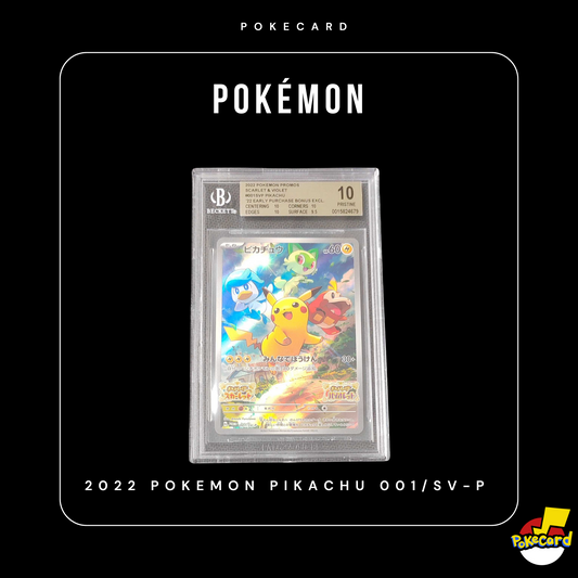 [BGS10] 2022 Pokemon Pikachu 001/SV-P Promo